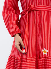 Womens Red  Regular Dresses