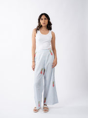 Womens Firoji Stripes Regular Pant