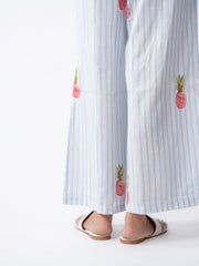 Womens Firoji Stripes Regular Pant