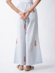Womens Firoji Stripes Regular Pant