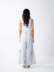 Womens Firoji Stripes Regular Pant