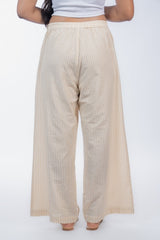Womens Beige  Regular Pant