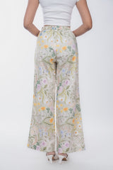 Womens Pastel Green Regular Pant