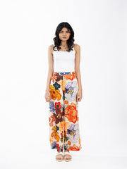 Womens Orange   Regular Pant
