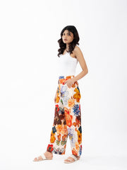 Womens Orange   Regular Pant