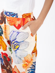 Womens Orange   Regular Pant