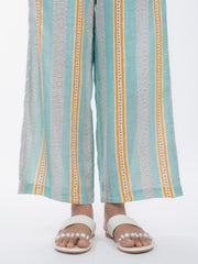 Womens Green  Regular Pant