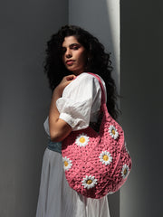 Womens Pink  Regular Tote bag
