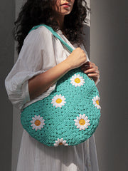 Womens Blue Regular Tote bag