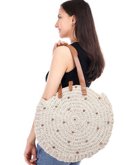Womens Off White  Regular Shoulder bag