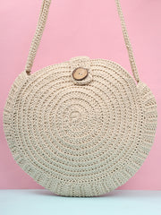 Womens Off White  Regular Cross body bag