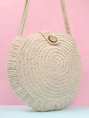 Womens Off White  Regular Cross body bag