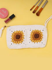 Womens White  Regular Pouches