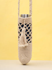 Womens Off White  Regular Water bottle tote