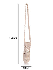 Womens Off White  Regular Water bottle tote