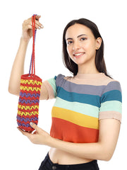 Womens Red  Regular Water bottle tote