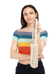 Womens Off White  Regular Water bottle tote