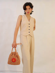 Womens Mustard  Regular Potli bags