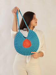 Womens Blue Regular Shoulder bag