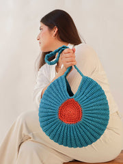 Womens Blue Regular Shoulder bag
