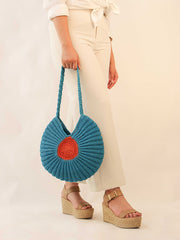 Womens Blue Regular Shoulder bag