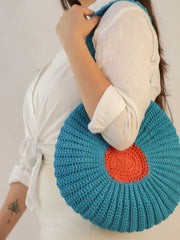 Womens Blue Regular Shoulder bag