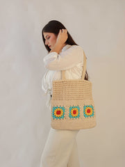 Womens Off White  Regular Tote bag