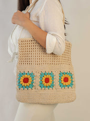 Womens Off White  Regular Tote bag