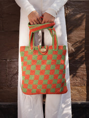 Womens Green  Regular Tote Bag