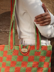 Womens Green  Regular Tote Bag