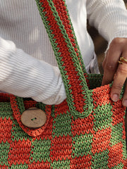 Womens Green  Regular Tote Bag