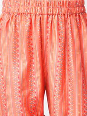Kids Orange Regular Co-ords
