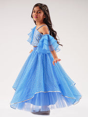 Kids Blue Regular Lehanga Choli