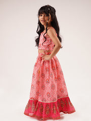 Kids PINK Regular Lehanga Choli