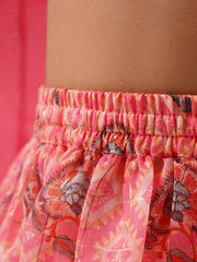 Kids PINK Regular Lehanga Choli