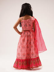Kids PINK Regular Lehanga Choli