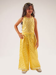 Kids Yellow Regular Co-ords