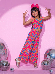 Kids Peach Regular Co-ords