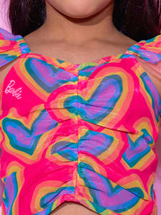 Kids Peach Regular Co-ords