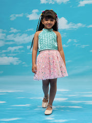 Kids Blue Regular Co-ords