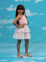 Kids Pink Regular Co-ords