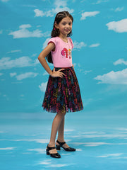 Kids Pink  Regular Co-ords