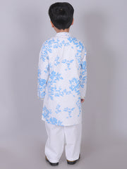 Kids Blue Regular Kurti Set