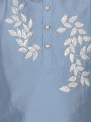 Kids Blue Regular Kurti Set
