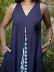 Blue Loma Indie Lines Long Dress