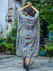 Womens Blue Regular Dress