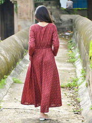 Womens Red Regular Dress