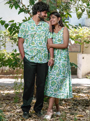 Couple Green Regular Couple Set