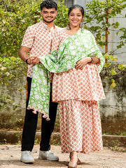 Couple White Regular Couple Set