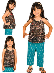 Kids Blue Regular Co-ords